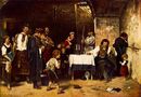 Munkcsi Munkcsy Mihly, 1868-ig Lieb Mihly Le, nmetl Michael von Munkcsy, frankofn nyelvterleten Michel Lo de Munkacsy  (Magyar Kirlysg, Munkcs, 1844. februr 20. – Nmet Birodalom, Endenich, 1900. mjus 1.) magyar festmvsz, a 19. szzad magyar festszetnek nemzetkzileg is elismert mestere. A festmny az 1870-es prizsi Szalon nagy aranyrmvel kitntetett Siralomhz msolata, az els kpet 1869-ben, mg flig ksz llapotban eladta. Forrs: Wikipdia. Kp forrsa: OSZK   