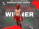 Debreczeni Frida magabiztosan nyert mind a light, mind a kick-light mrkzsn. Kp forrsa: Szerz
