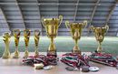 A Grosics Labdarg Akadmin, Gyuln. A Bks Vrmegyei Rendr-fkapitnysg szervezsben, a Belgyminisztrium Orszgos Kisplys Labdarg Bajnoksgn, tizenhat csapat mrkztt. Kpek: Bks Vrmegyei Rendr-fkapitnysg   