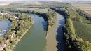 A Tisza �s a Maros egyes�l�se, Szegedn�l. K�p forr�sa: Szegedron / Facebook   