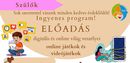  A holnapi el�ad�s megh�v� plak�tja. K�p forr�sa: Szervez�k