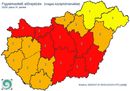 Ma, ez várható a HungaroMet Nonprofit Zrt. térképe szerint. Térkép: met.hu Ma, ez várható a HungaroMet Nonprofit Zrt. térképe szerint. Térkép: met.hu