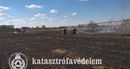 Medgyesegyh�za k�lter�let�n, szombaton, d�lut�n, negyvenezer n�gyzetm�teren, tarl� �gett. K�pek: B�k�s V�rmegyei Katasztr�fav�delmi Igazgat�s�g   