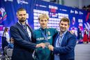 A képen, György Dániel, az ezüstérmes Bagi Ádám és Ruzsinszki György A képen, György Dániel, az ezüstérmes Bagi Ádám és Ruzsinszki György