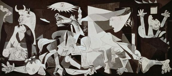 Picasso: Guernica. Kp forrsa: Wikipdia   