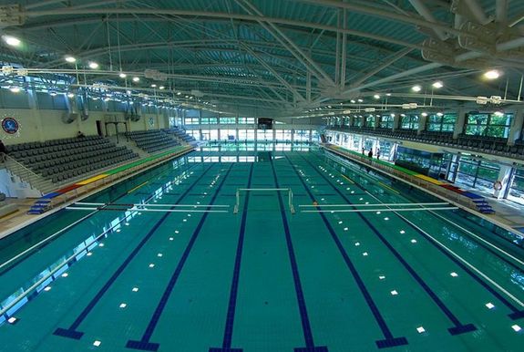 A szentesi vrosi sportuszoda, a sprintverseny helyszne. Kp forrsa: Szentesi Vzilabda Klub