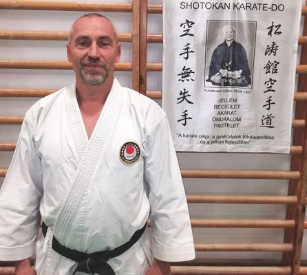 Farkas András karate mester. Kép forrása: Szerző