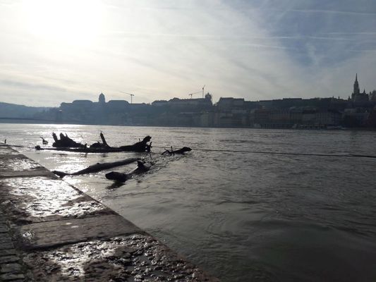  Budapesten, hosszan elnyúlva tetőzött a Duna, a legmagasabb mért vízállás 693 centiméter volt szerdán, 20 órakor. Az előrejelzéseknek megfelelően, csökkent a vízállás a folyón, szombaton, 11 órakor, 628 centiméter volt. Forrás: MTI. – Képek: Barbócz Bálint