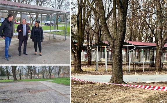 A trkzugi kispiac terlete nagyrszt mr megjult. Kp forrsa: Knya Istvn alpolgrmester kzssgi oldala