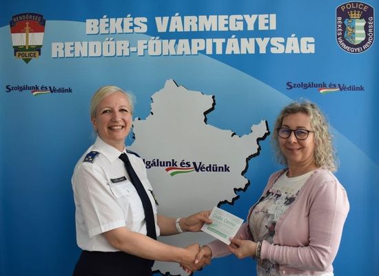 A j megfejtst bekldk kzl, ketten nyertek ajndkutalvnyt. Kp: Police.hu