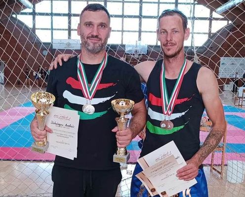 Doh�nyos Andr�s �s Czegl�di Tam�s a szombathelyi bajnoks�gon. K�p forr�sa: Szerz�