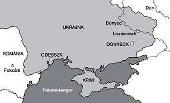 A gyulai nmet szrmazsakat, vagy annak tekintetteket, marhavagonokban vittk a Szovjetuniba, a donyeci sznmedenchez, knyszermunkra. Trkp forrsa: Sulinet.hu