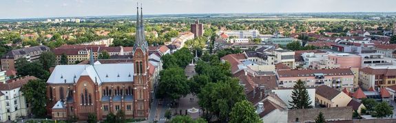 Bkscsaba ltkpe. Bks vrmegye szkhelyn, idn, 13 helyen fejlesztenek kzterleten, 1,5 millird forint plyzati pnzbl. Kp forrsa: visitbekescsaba.com   