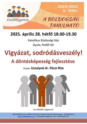 A ma esti elads plaktja. Kp forrsa: Szervezk