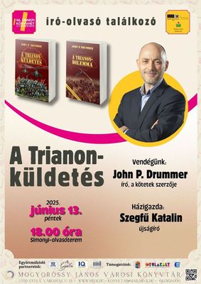 A holnap dleltti s az esti knyvbemutat meghv-plaktja. Kpek forrsa: mjvk.hu   