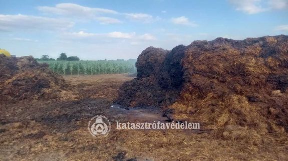 Tz ttt ki trgyakazalban, Gdoros klterletn. Kp forrsa: Bks Vrmegyei Katasztrfavdelmi Igazgatsg
