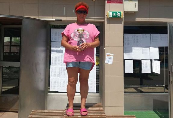 A legeredmnyesebb Bks vrmegyei ni versenyz Murnyk Zsuzsanna