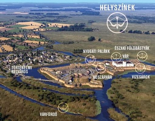 A Gyulai V�gv�ri Napok 2025 plak�tja �s helysz�nei. K�pek forr�sa: Gyulai V�r Facebook-oldala