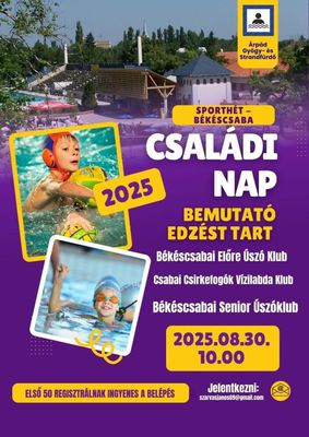 A szombati Csaldi Nap plaktja. Kp forrsa: Szervezk