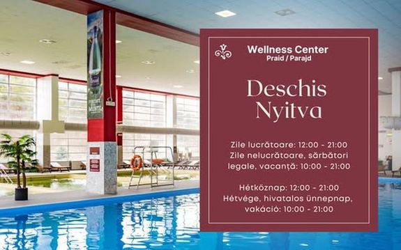 jra nyitva a Parajdi Wellness Kzpont. Kpek: Parajdi Wellness Kzpont / Maszol.ro