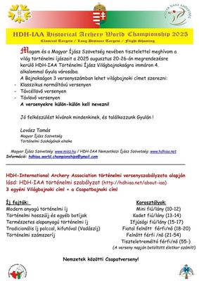 A gyulai vilgbajnoksg programjbl. Plaktok forrsa: Szervezk