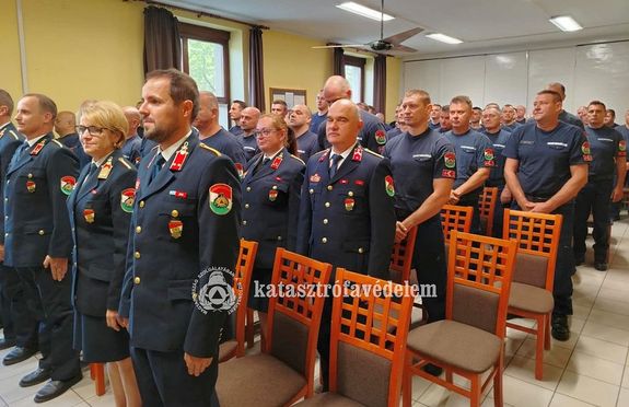 Bkscsabn, szeptember elsejei hatllyal vezetvlts volt a tzolt-parancsnoksgon. Kp forrsa: Bks Vrmegyei Katasztrfavdelmi Igazgatsg 
