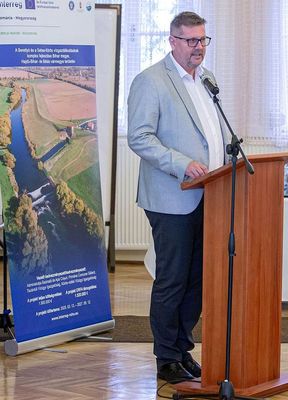 Lczi Gergely, a projektnyit hzigazda gyulai igazgatsg igazgatja. Kp forrsa: KVIZIG
