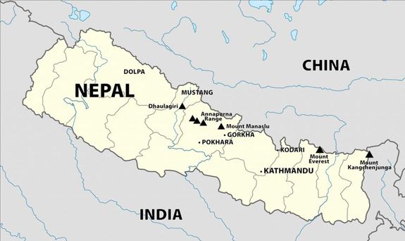 A Dhaulagiri a trkpen.  Trkp forrsa: https://www.beautifulworld.com/asia/nepal/dhaulagiri-mountain