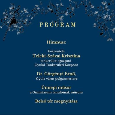 Hetvent ves az Erkel. A holnapi nnepsg meghvi. Kpek forrsa: Erkel Ferenc Gimnzium Facebook-oldala