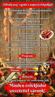 A holnapi kolbsztlt verseny meghv-plaktja. Kp forrsa: Szervezk