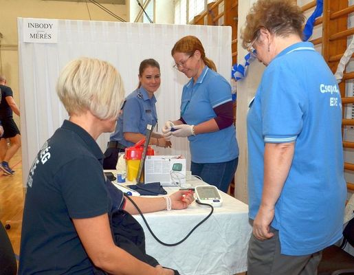 Kpek a Bks vrmegyei rendrsg bkscsabai sport-s egszsgnapjrl. Kpek: Bks Vrmegyei Rendr-fkapitnysg