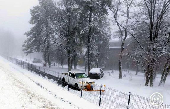 Havazs a Visegrdi-hegysgben, Dobogkn, november 21-n, pnteken. Kp: MTI / Kocsis Zoltn