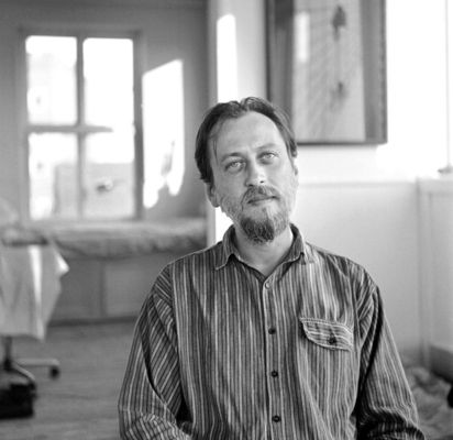 Krasznahorkai Lszl 1990-ben. Kp forrsa: krasznahorkai.hu