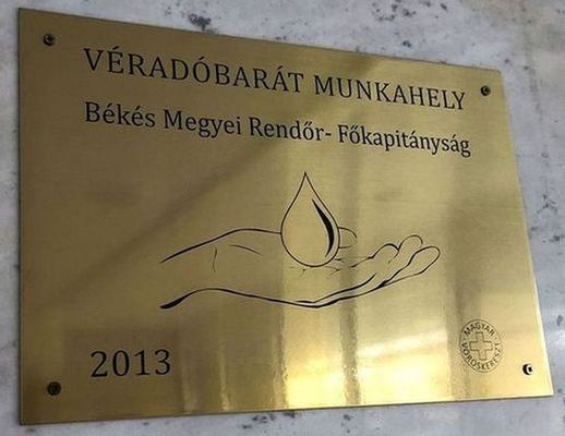 A Bks Vrmegyei Rendr-fkapitnysg 2013-ban, majd 2024-ben is elnyerte a vradbart munkahely cmet. Kpek: Vitalap.hu - archv   