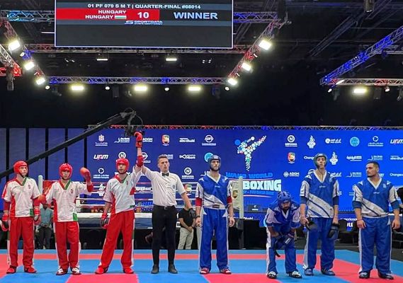 A point-fighting csapat bronzrmes. Kp forrsa: Szerz