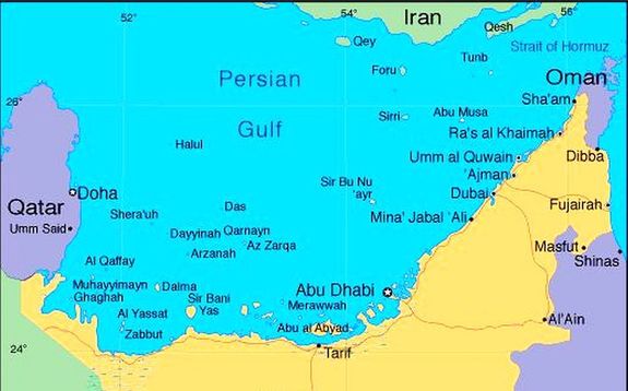  Abu-Dzabi, a kick-box vilgbajnoksg klnleges helyszne volt. Trkp forrsa: Pinterest