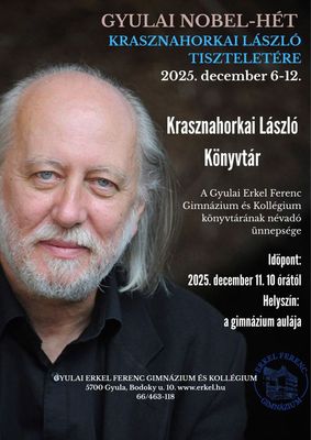 Az Erkel Ferenc Gimnzium knyvtrnak nvad nnepsge. Kp forrsa: Szervezk