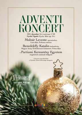 A mai koncert meghv-plaktja. Kp forrsa: Erkel Ferenc Mveldsi Kzpont Facebook-oldala