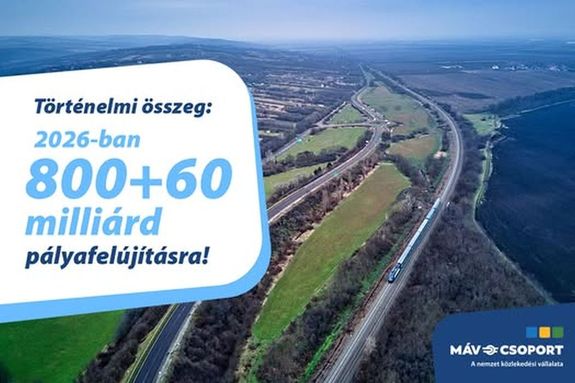 A 2026-os �zleti tervben jelent�s �sszeggel, mintegy 60 milli�rd forintra b�v�lt a p�lyafel�j�t�sokra ford�that� saj�t forr�s a M�V-n�l. K�p: Hegyi Zsolt Facebook-oldala