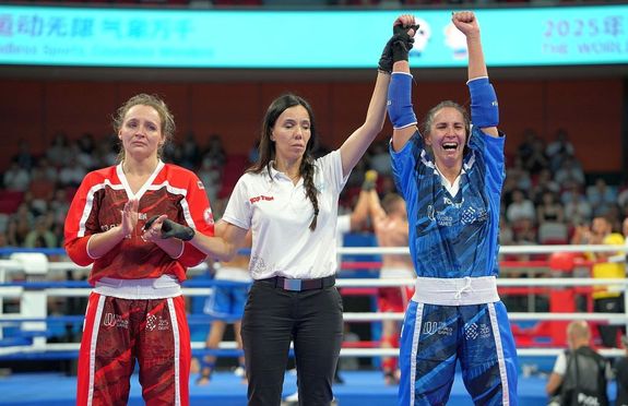 Busa Andrea gy�z a Vil�gj�t�kok d�nt�j�ben. K�p forr�sa: Szerz�