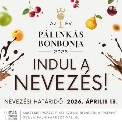 A Gyulai P�linkafesztiv�l �s az �v p�link�s bonbonja verseny plak�tjai. K�pek forr�sa: gyulaipalinkafesztival.hu �s az �v p�link�s bonbonja Facebook-oldala
