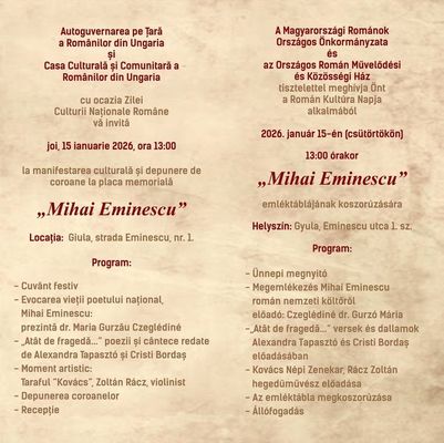 A janu�r 15-i, holnapi �nnepi megeml�kez�s megh�v�ja. K�pek forr�sa: Szervez�k