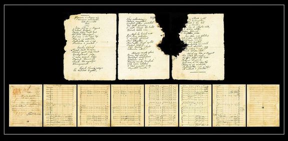  A Himnusz teljes k�zirata �s kott�ja. K�p: Orsz�gos Sz�ch�nyi K�nyvt�r. K�p forr�sa: wikipedia.org