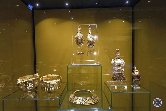 A magyar kult�ra napj�n, janu�r 22-�n, cs�t�rt�k�n megny�lt az Attila c�m� nemzetk�zi t�rlat Budapesten, a Magyar Nemzeti M�zeumban. K�pek: MTI / Kocsis Zolt�n   