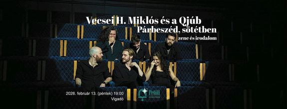 A P�rbesz�d, s�t�tben c�m� koncert-est plak�tja. K�p forr�sa: Gyulakult