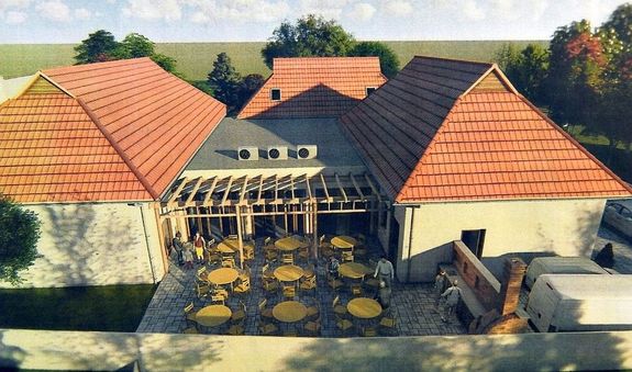 A kor�bban meg�t�lt t�mogat�sokkal egy�tt, �sszesen 200 milli� forintb�l, a rem�nyek szerint, id�n, tavasszal, elkezdik �p�teni a k�z�ss�gi h�zat, Gyul�n. K�p forr�sa. K�nya Istv�n orsz�ggy�l�si k�pvisel�jel�lt, alpolg�rmester Facebook-oldala