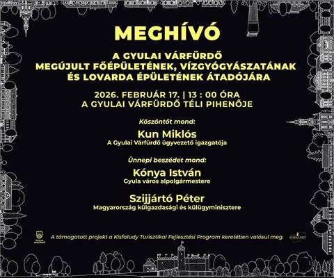 A meg�jult Gyulai V�rf�rd� �nnep�lyes �tad�s�nak megh�v�ja. K�p forr�sa: Szervez�k