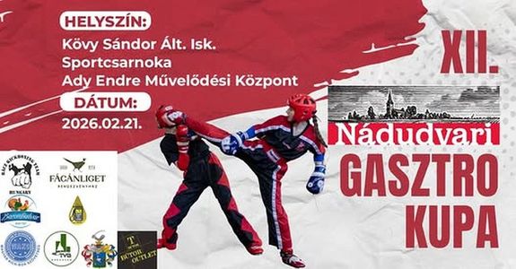 A XII. N�dudvari Gastro Kupa plak�tja. K�p forr�sa: Szerz�
