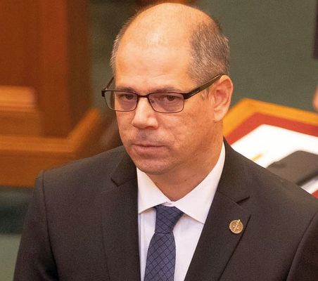  Dr. Nagy G�bor B�lint legf�bb �gy�sz �rt�kel�j�ben t�j�koztat�st adott az �rtekezlet r�sztvev�inek az �gy�szs�g el�tt �ll� feladatokr�l, �s megk�sz�nte a v�rmegyei �gy�szs�gek munkat�rsainak a 2025-es eredm�nyes, sz�nvonalas munkav�gz�st. K�p: ugyeszseg.hu   