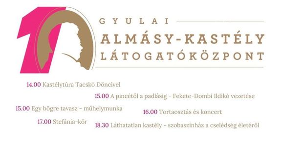 A m�rcius 21-i, szombati programok megh�v�i. K�pek forr�sa: Gyulai Alm�sy-kast�ly L�togat�k�zpont Facebook-oldala